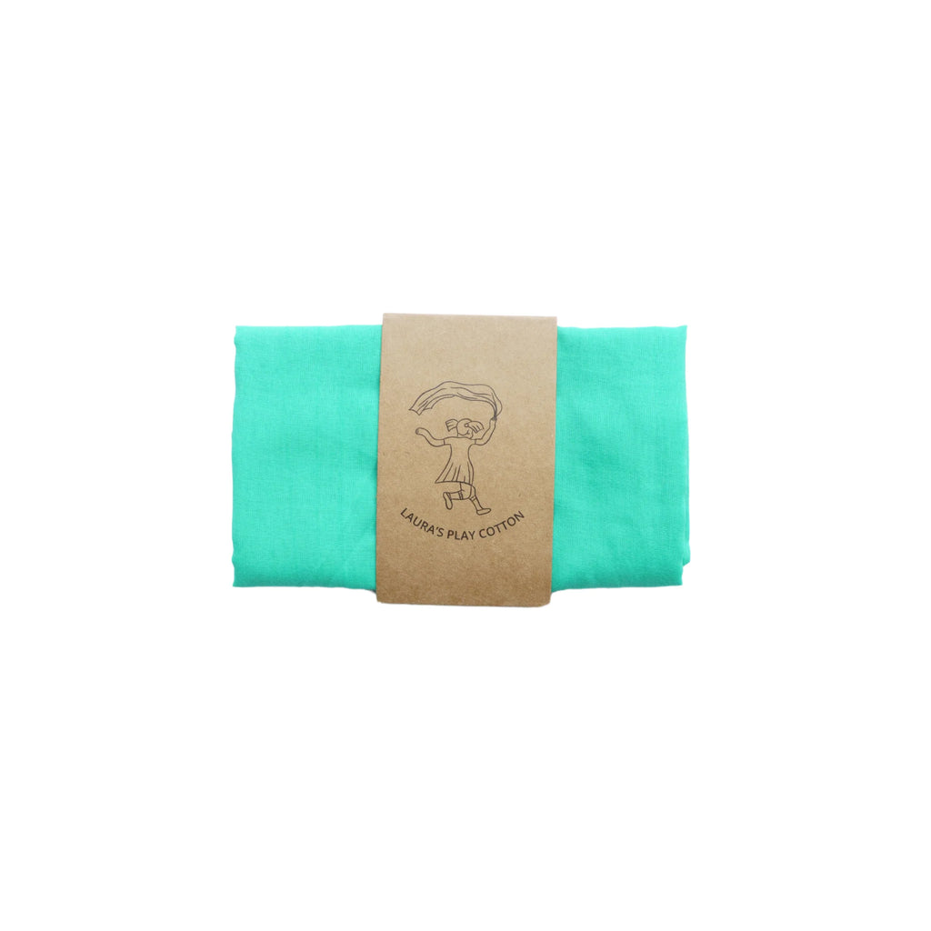 Laura's play cotton - Speeldoek - Katoen 50 x 50 cm - Groen