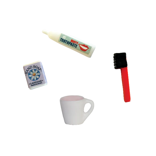 Het Muizenhuis - Mini's - 4-delige Tandenpoets set