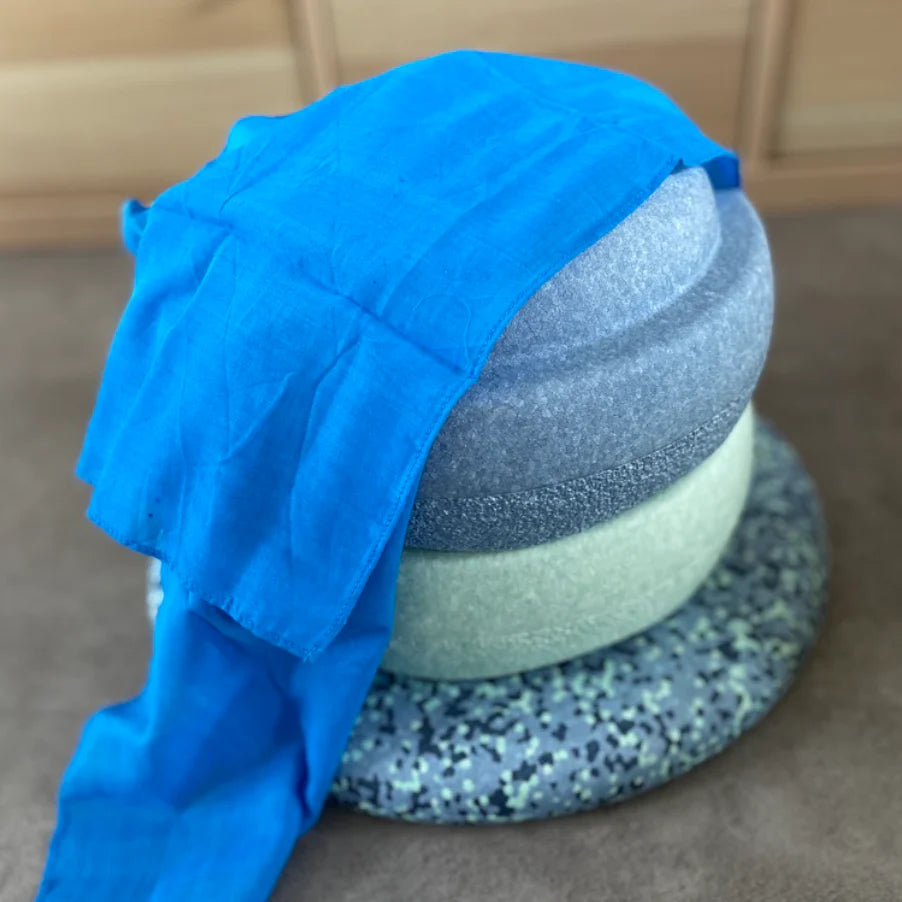 Laura's play cotton - Speeldoek - Katoen 50 x 50 cm - Blauw