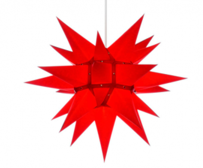 Hernhutter ster - 40 cm - Papier - excl. adapter
