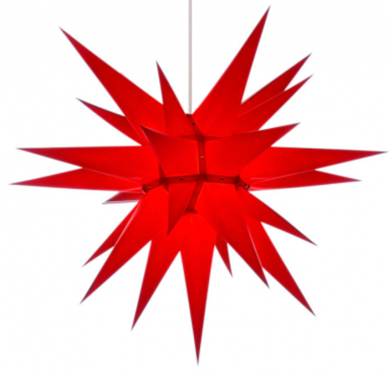 Hernhutter ster - 60 cm - Papier - excl. adapter