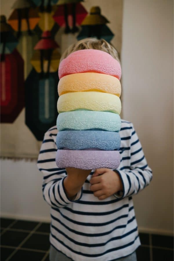 Stapelstein - Mini pastel set - 6 stuks