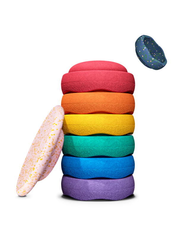 Stapelstein - lente special rainbow set