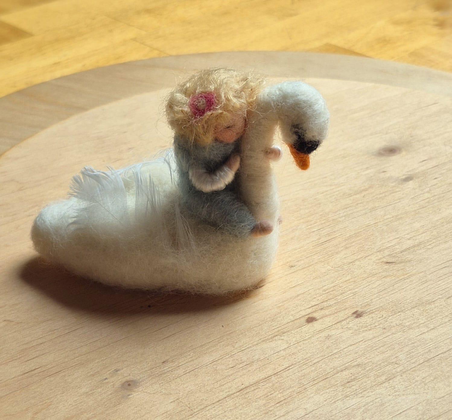 Eentje van Margo Workshop Naaldvilten: Zwaan & kindje - 8 maart