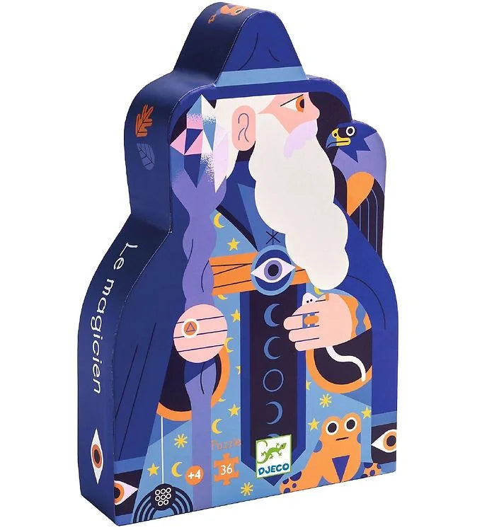 Djeco - Silhouettepuzzel - De Tovenaar