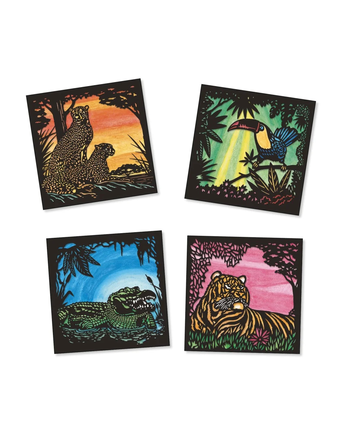 Djeco - Aquarelworkshop - Wilde dieren