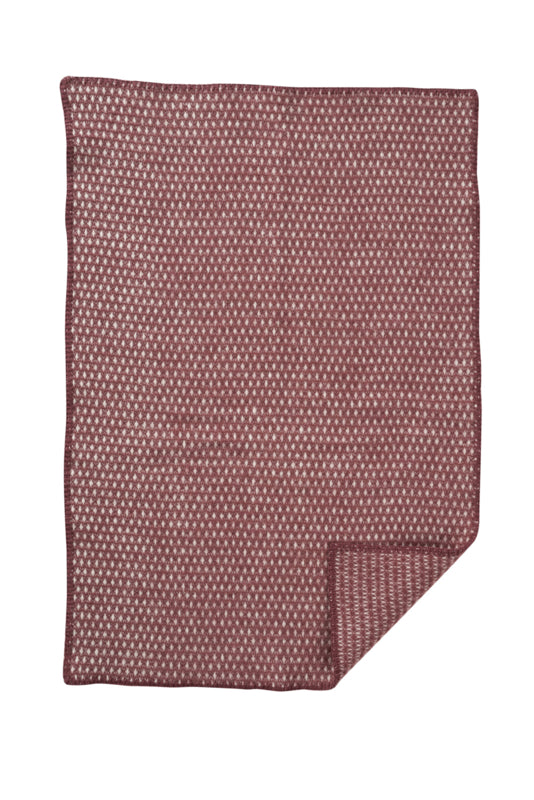 Klippan - Kinderdeken - Wol - Rood Bruin
