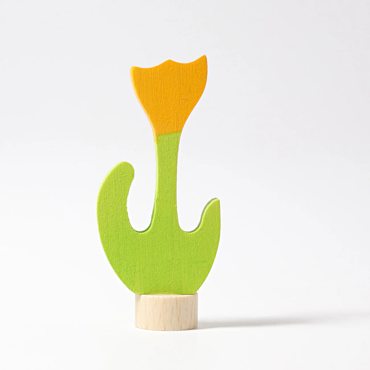Grimm's - Steker jaarring - Gele tulp