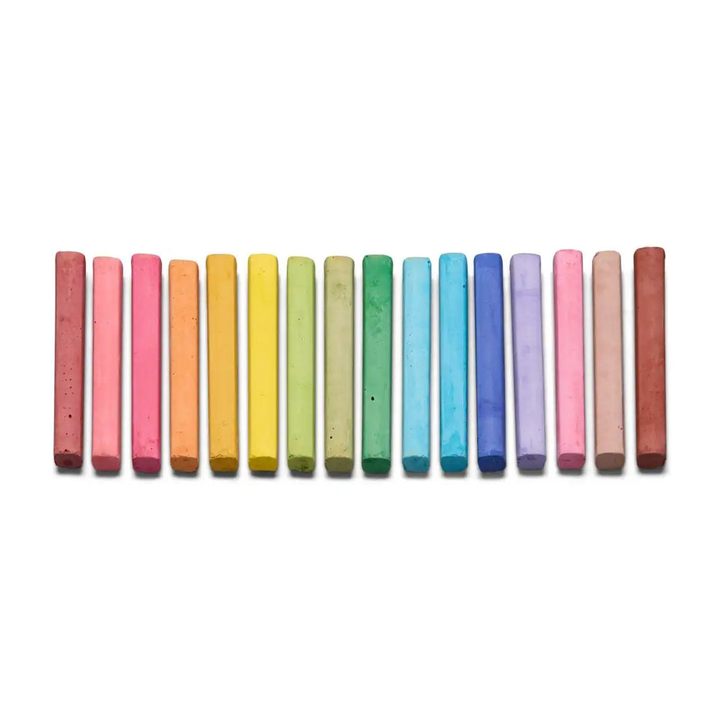 Mercurius - Pastelbordkrijtjes - 16 kleuren