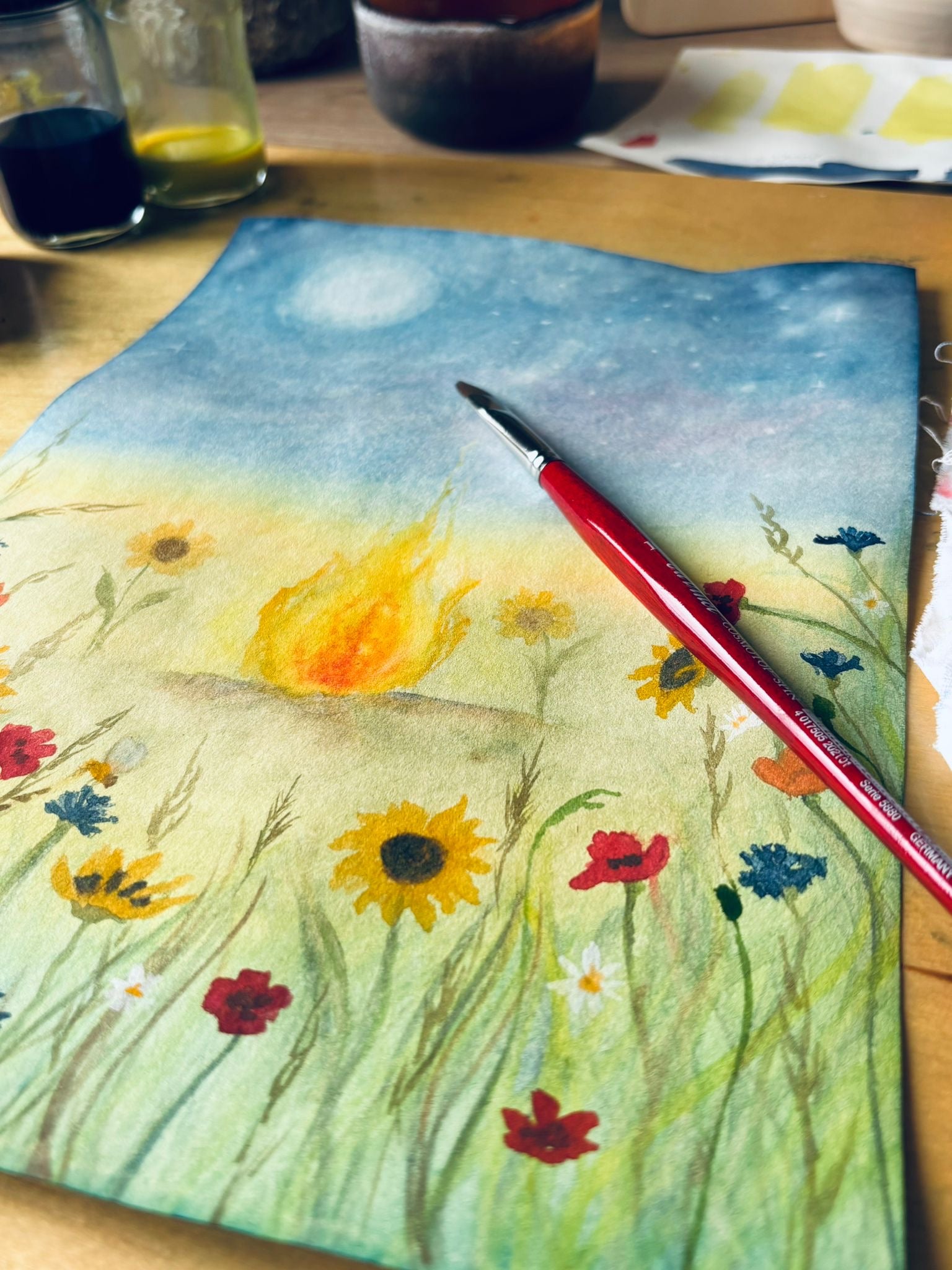 Anna's Atelier Workshop - Waldorf schilderen 7 juni