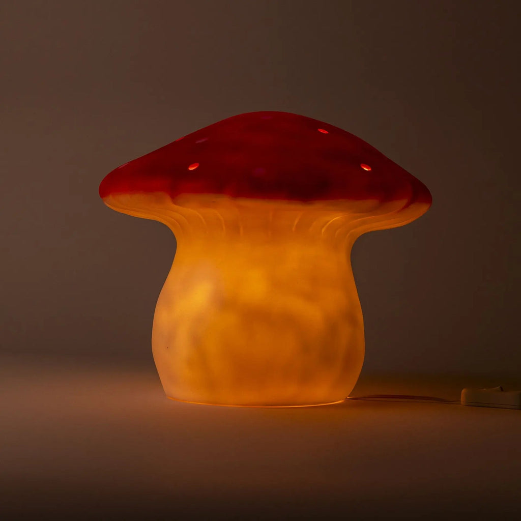 Egmont Toys - Paddenstoel lamp - Groot - Rood - 29x30 cm