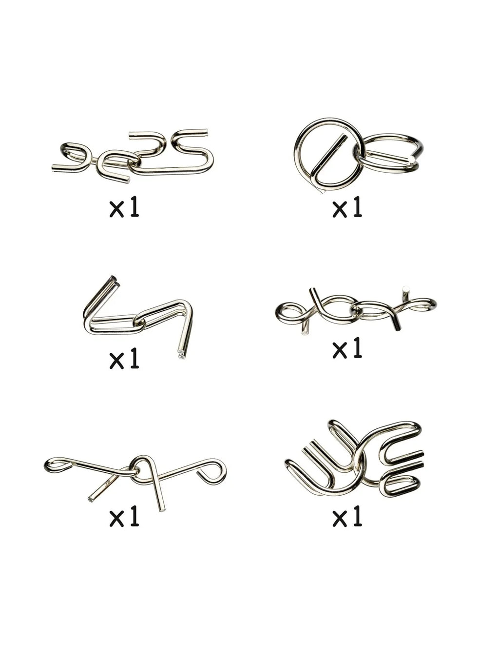 Djeco - Metalen puzzels - Crazix