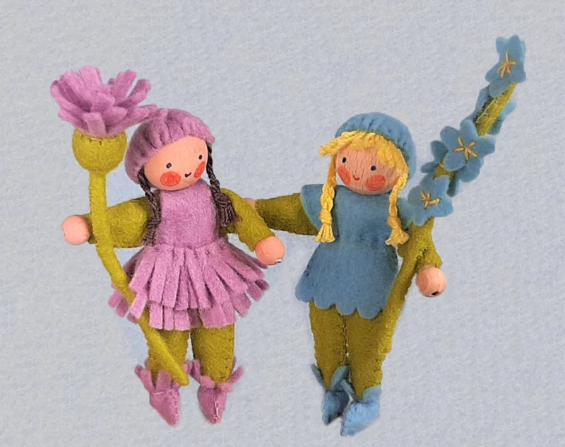Atelier Pippilotta - Distel en Vergeet-mij-nietje