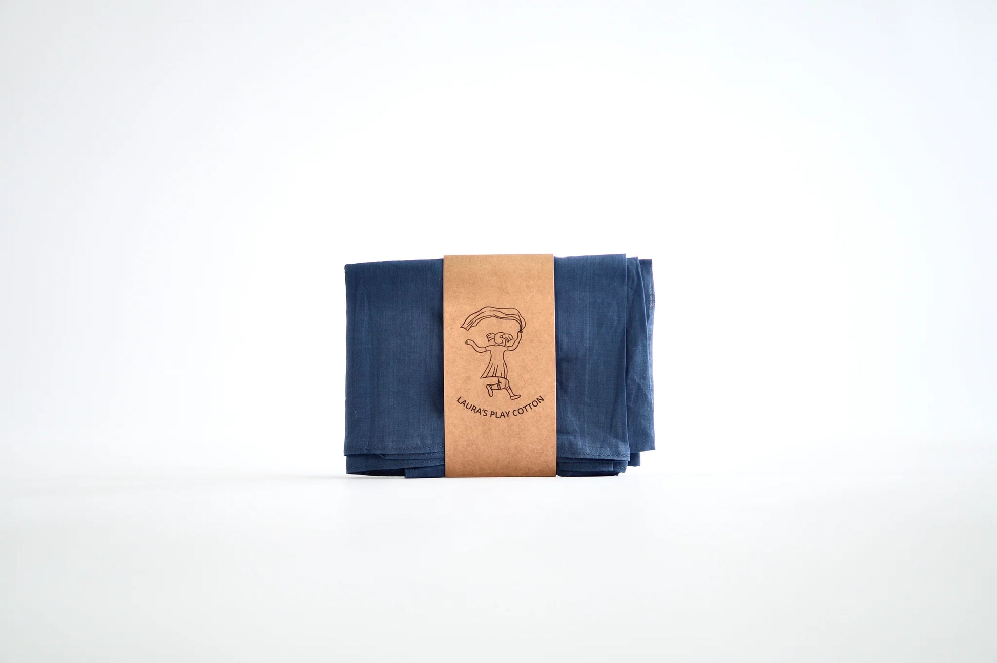 Laura's play cotton - Speeldoek - Katoen 90 x 90 cm - Donkerblauw