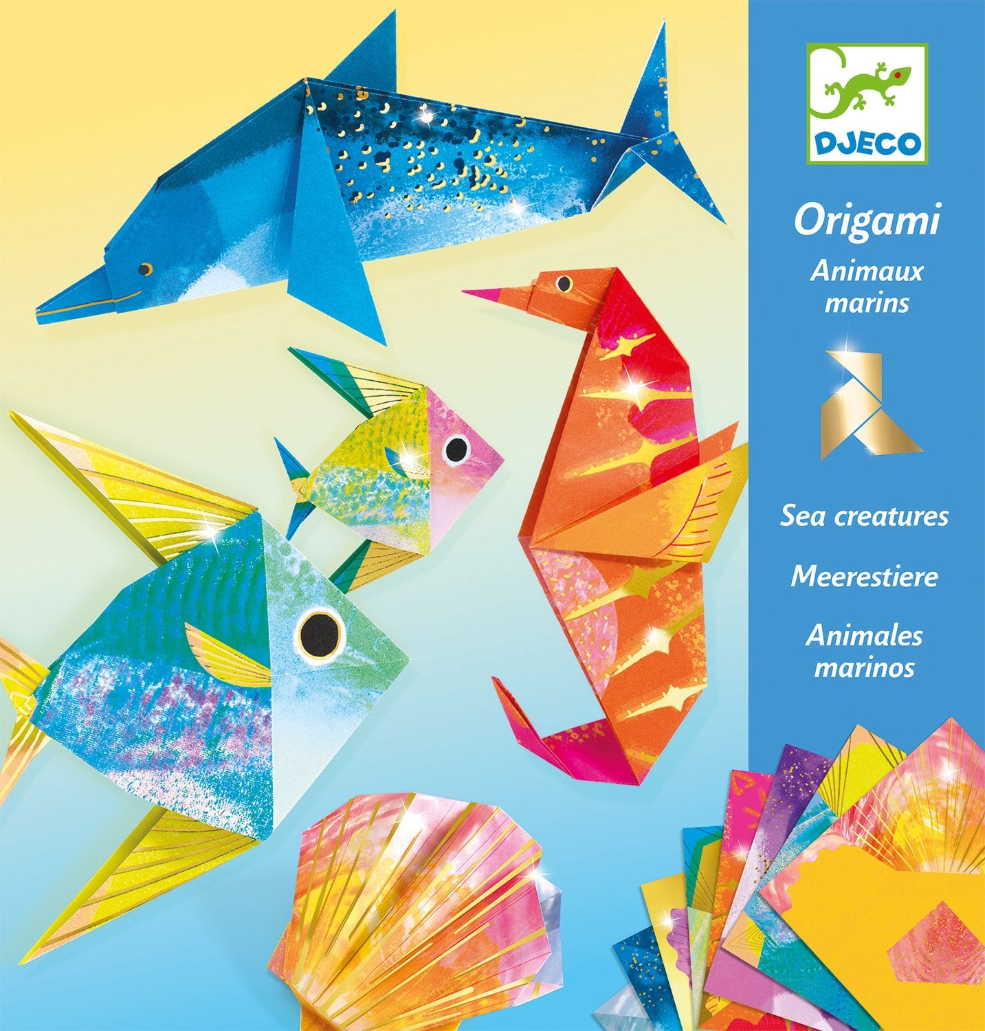 Djeco - Origami - Niveau 3 - Zeedieren