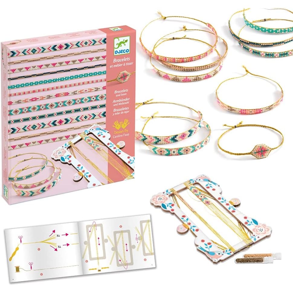 Djeco - Armbandjes weven - Kleine kraaltjes