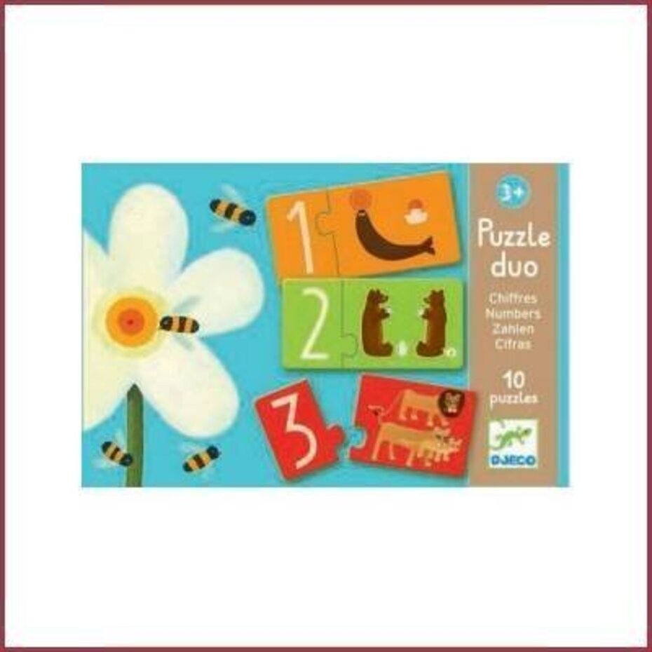Djeco - duo puzzels nummers