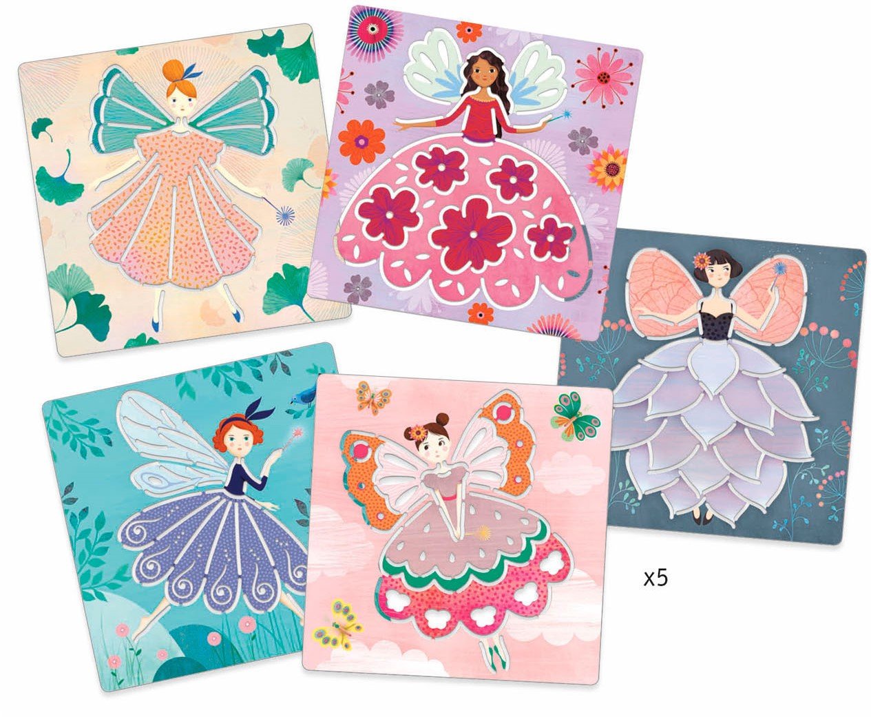 Djeco - Sjablonen - Feeën