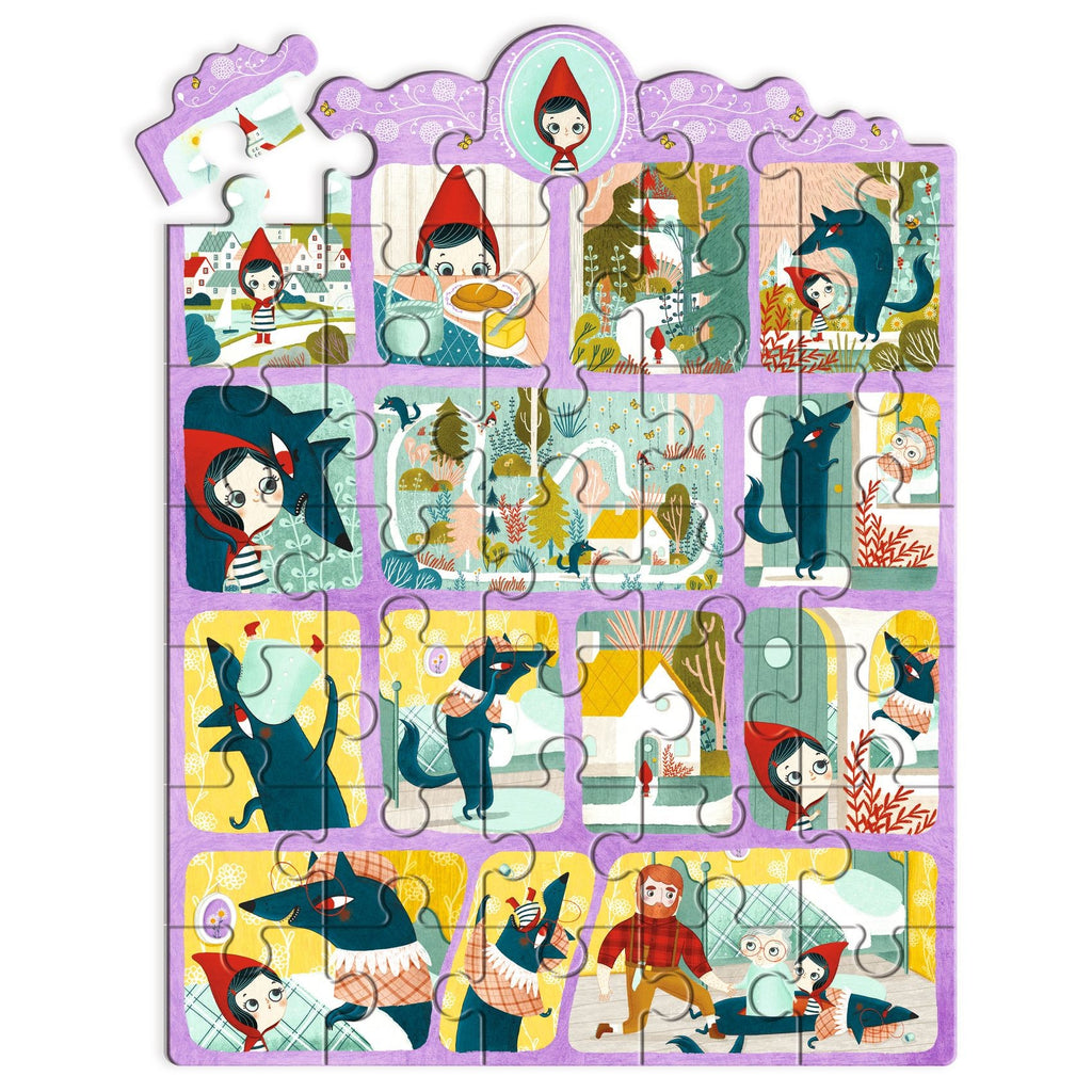 Djeco - Story Puzzel - Roodkapje