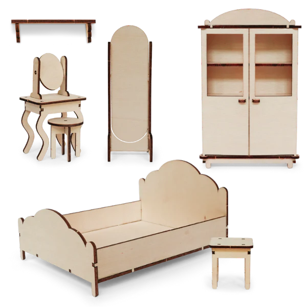Het Muizenhuis - Sam en Julia - Meubelkit - Slaapkamer
