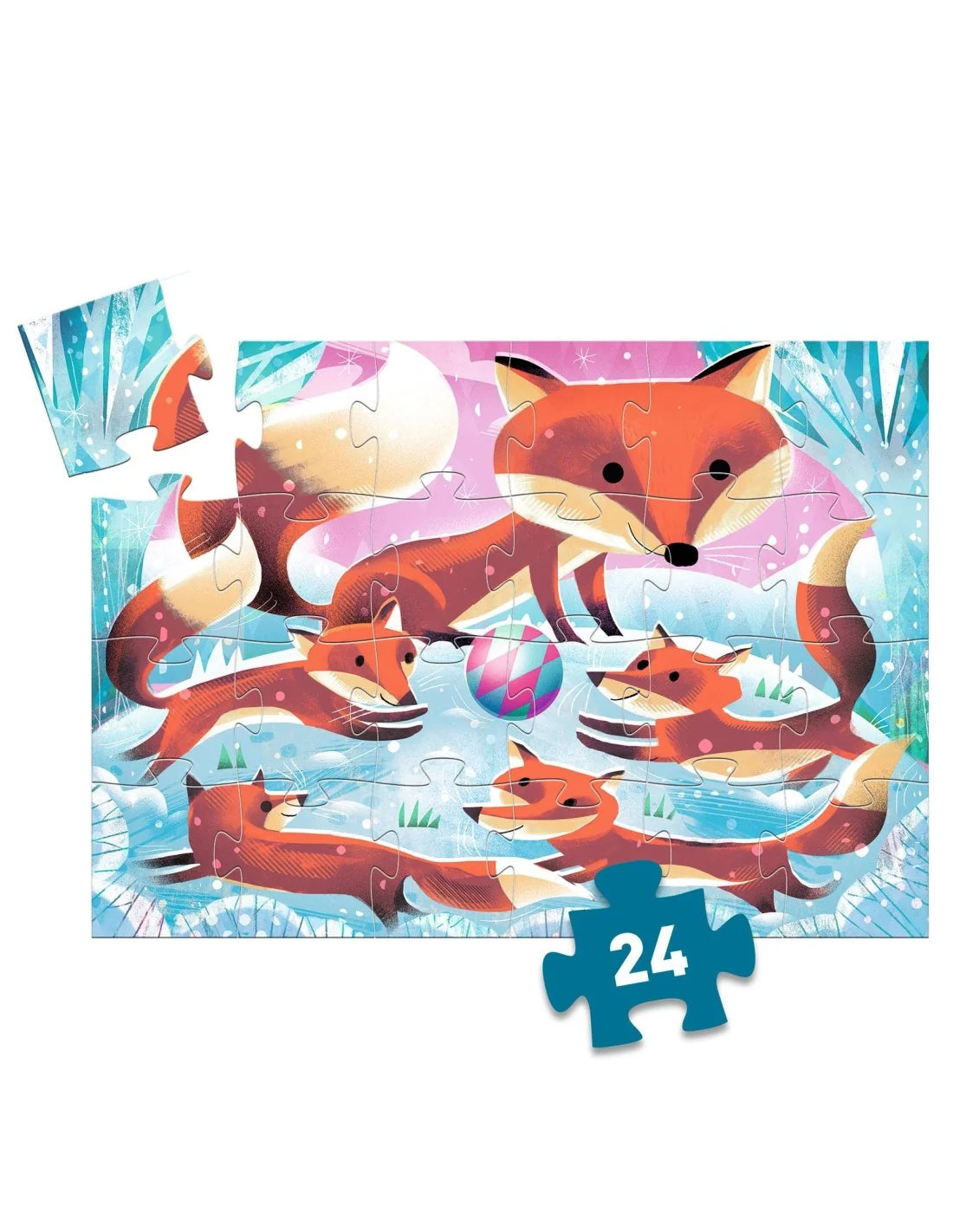 Djeco puzzel - Ginger, kleine vos - 24st.
