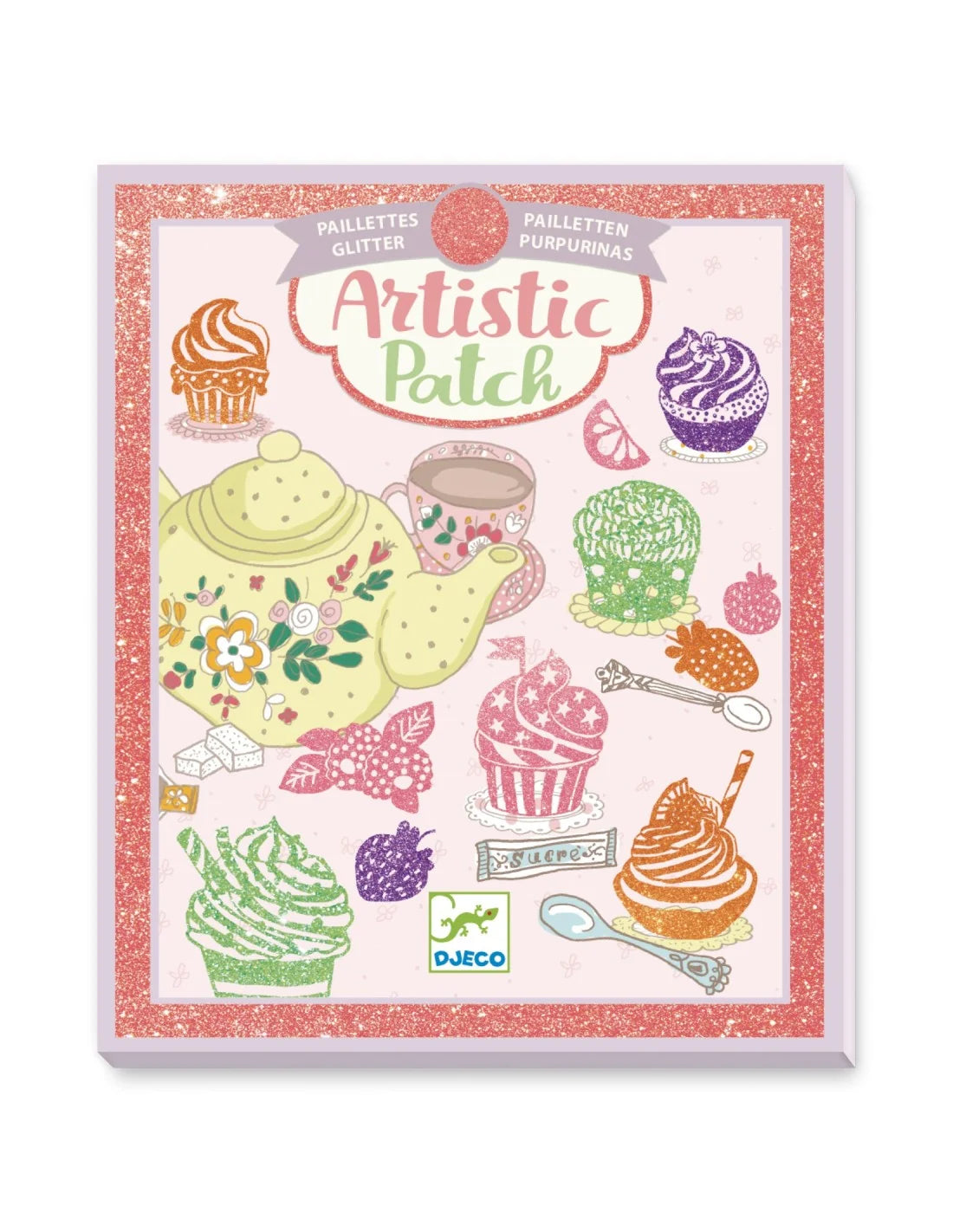 Djeco - glitter pailetten set