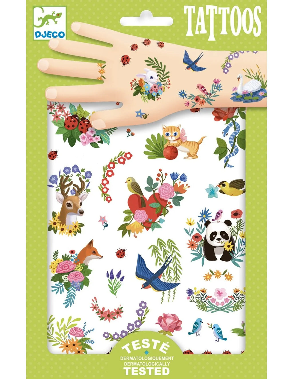Djeco - Tatoeages - Natuur en dieren