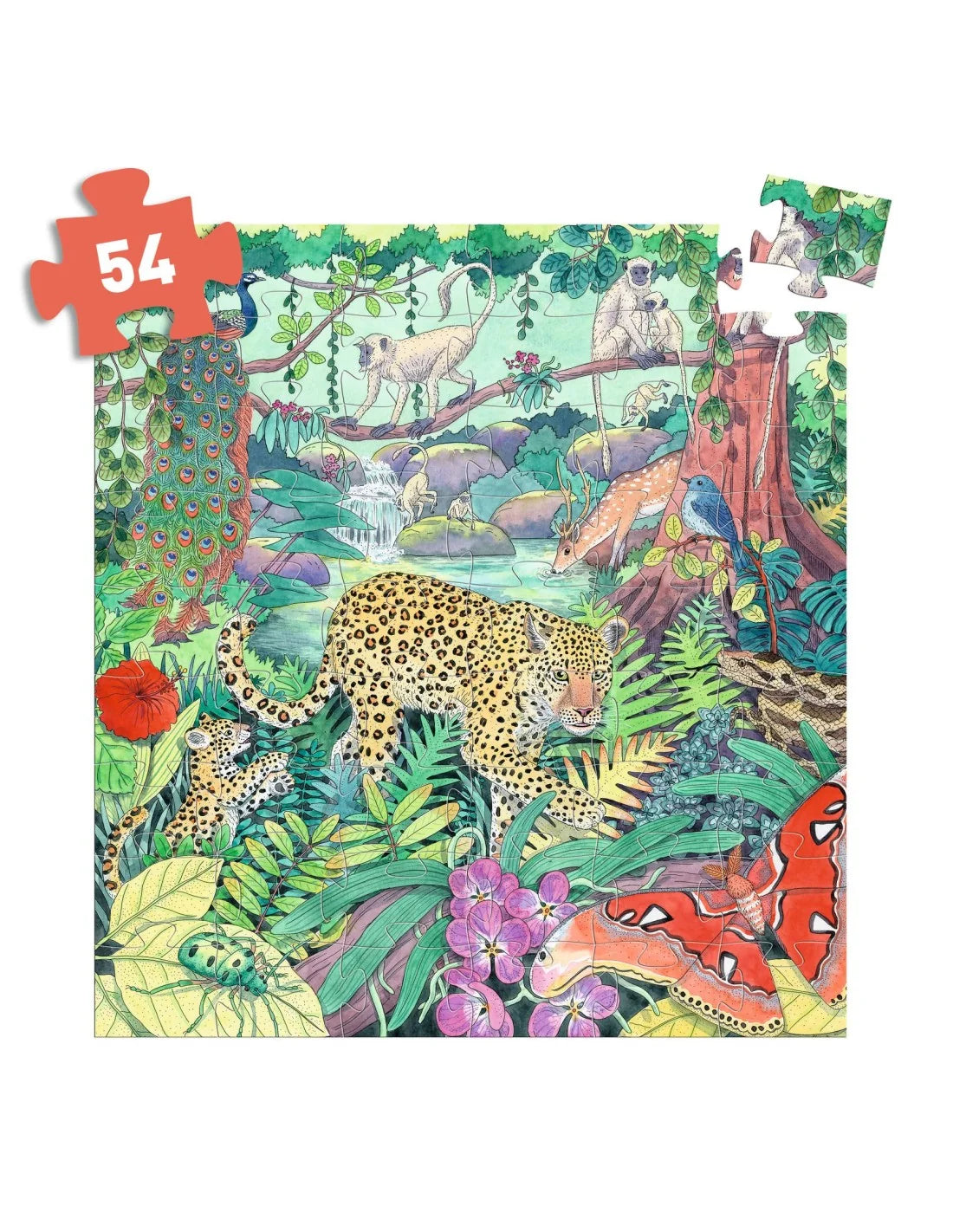 Djeco - Shillouette puzzel - Jungle