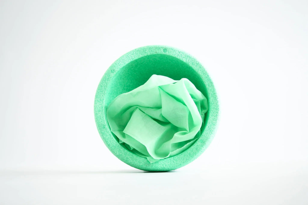 Laura's play cotton - Speeldoek - Katoen 50 x 50 cm - Zomer groen