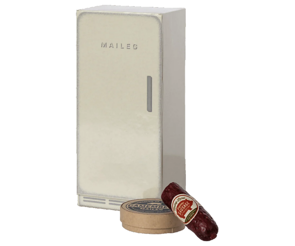 Maileg - Koelkast met worst en kaas - Muis