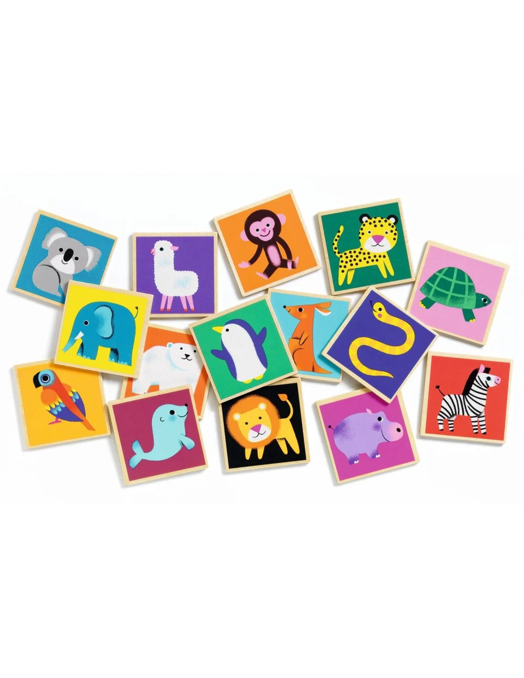 Djeco - Memo spel - Hout - Dieren