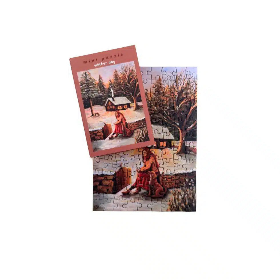 Esther Bennink - mini puzzle - Winter day