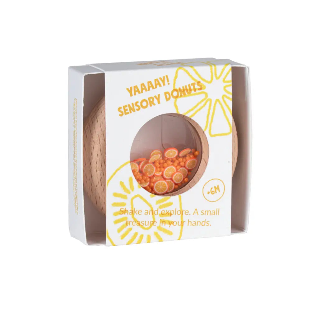 Petit Boum - Sensorische donut - Sinaasappelen