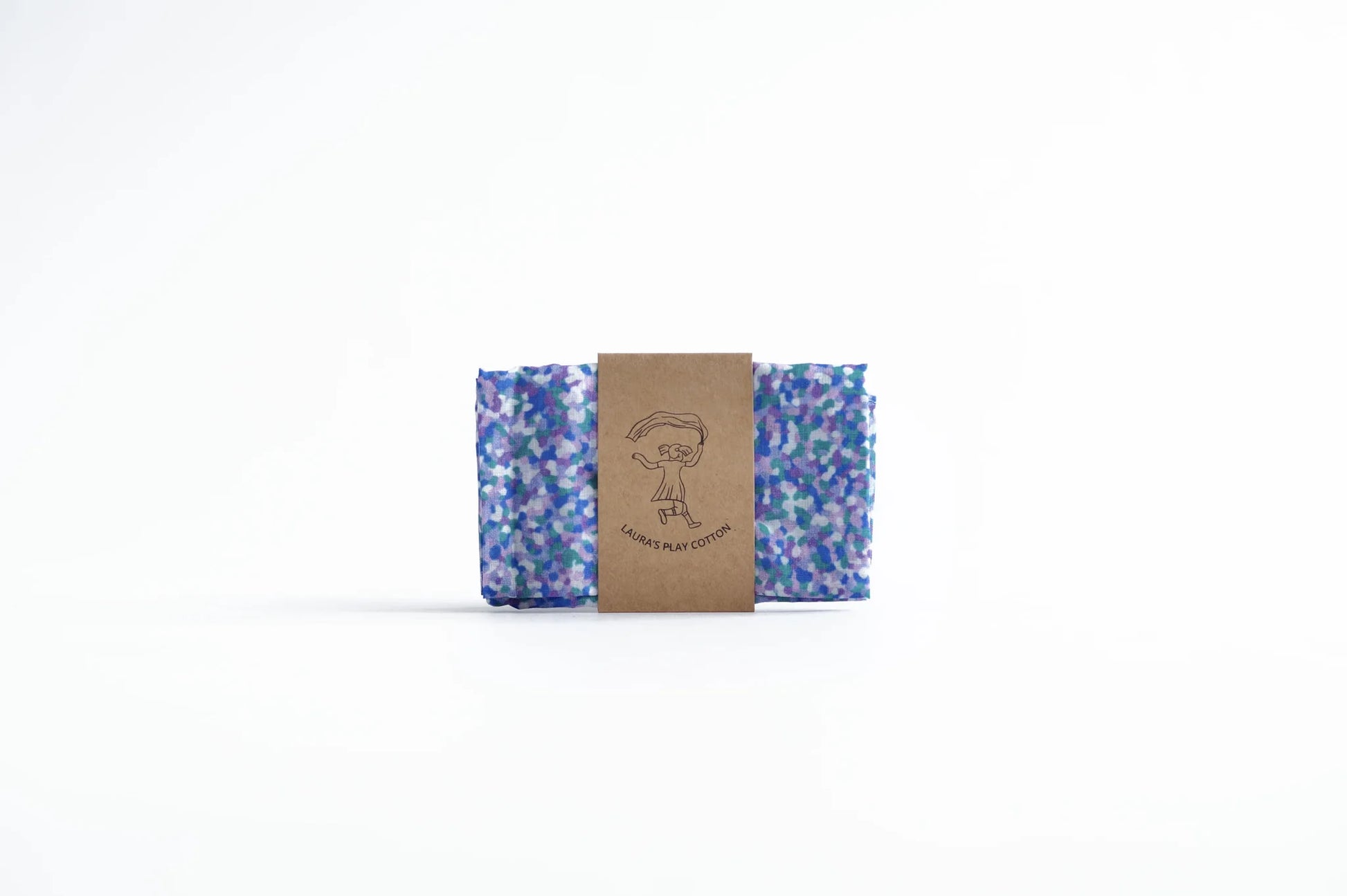 Laura's play cotton - Speeldoek - Katoen 50 x 50 cm - Confetti koel