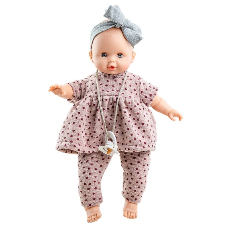 Paola Reina - Pop Sonia met stippen - Zacht lijf - 36cm