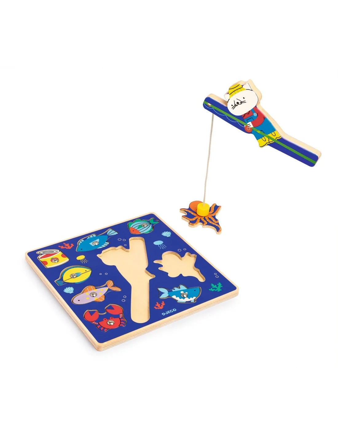 Djeco - Magnetisch visspel & puzzel - Hout