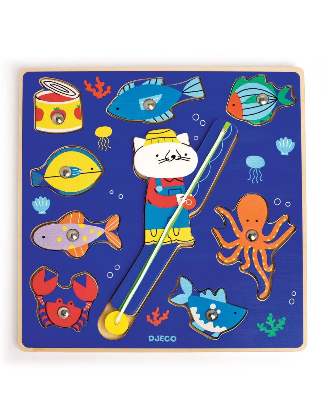 Djeco - Magnetisch visspel & puzzel - Hout