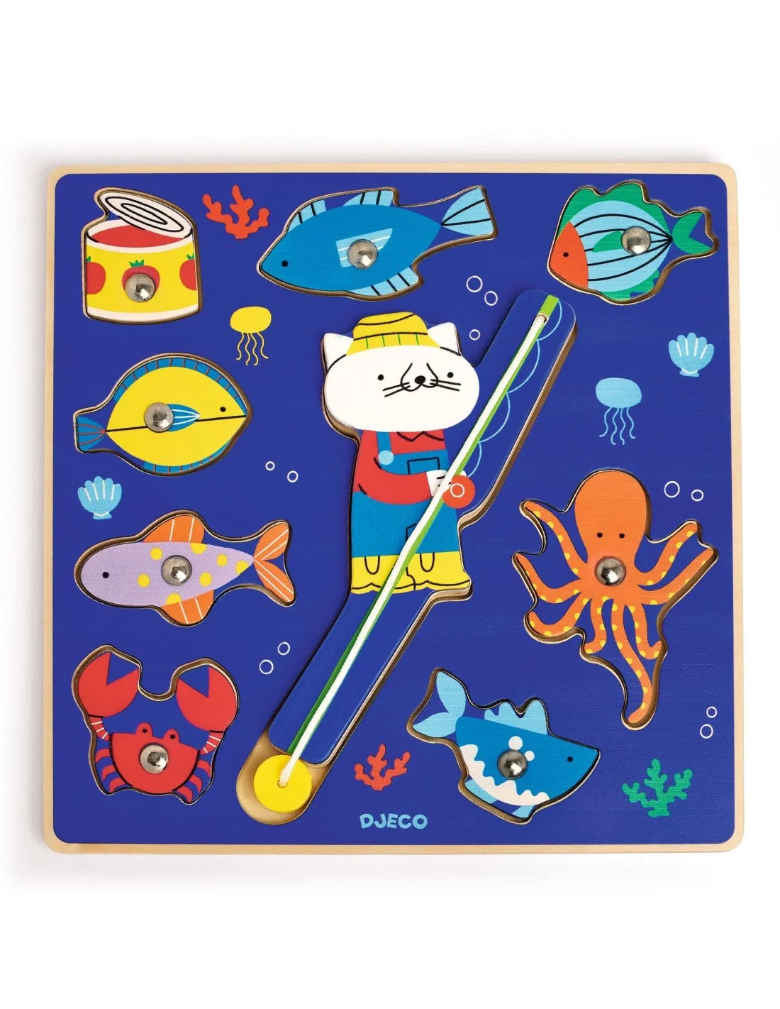 Djeco - Magnetisch visspel & puzzel - Hout