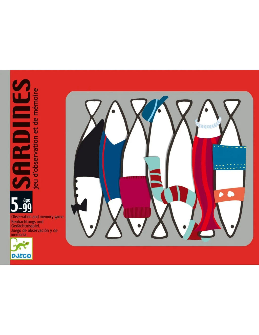 Djeco - Kaartspel - Geheugenspel - Sardines