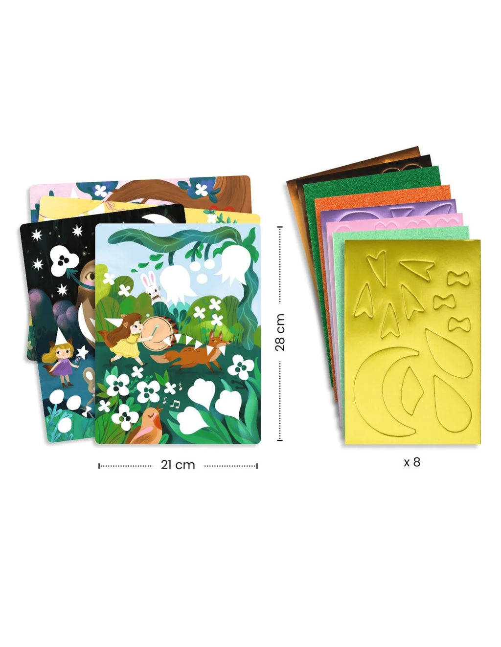 Djeco - Knutselpakket - Collage maken met foamstickers