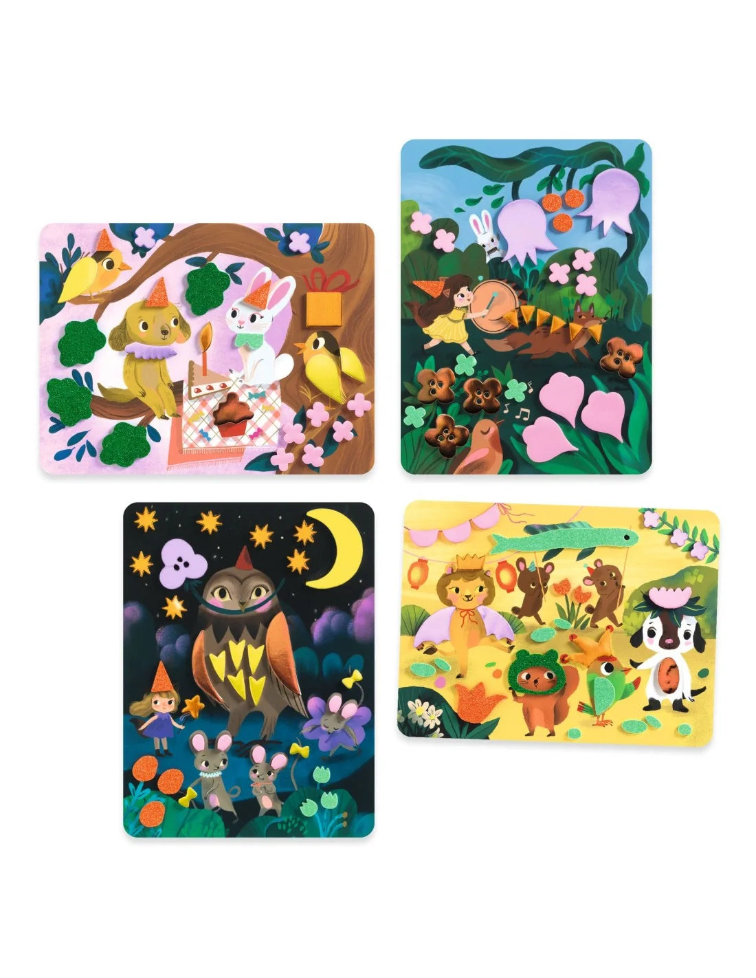 Djeco - Knutselpakket - Collage maken met foamstickers