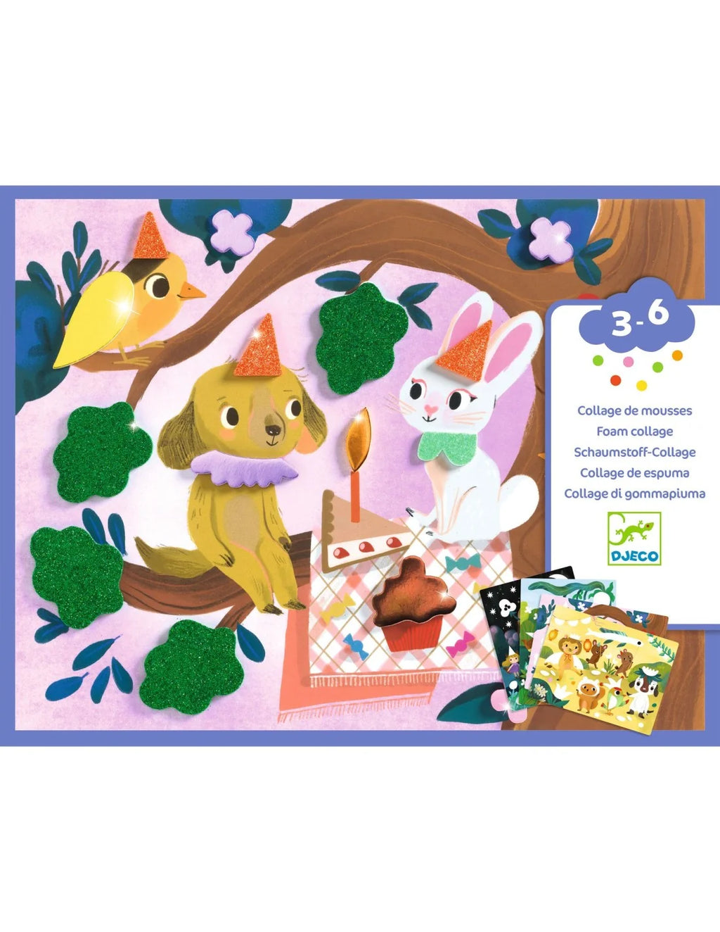 Djeco - Knutselpakket - Collage maken met foamstickers