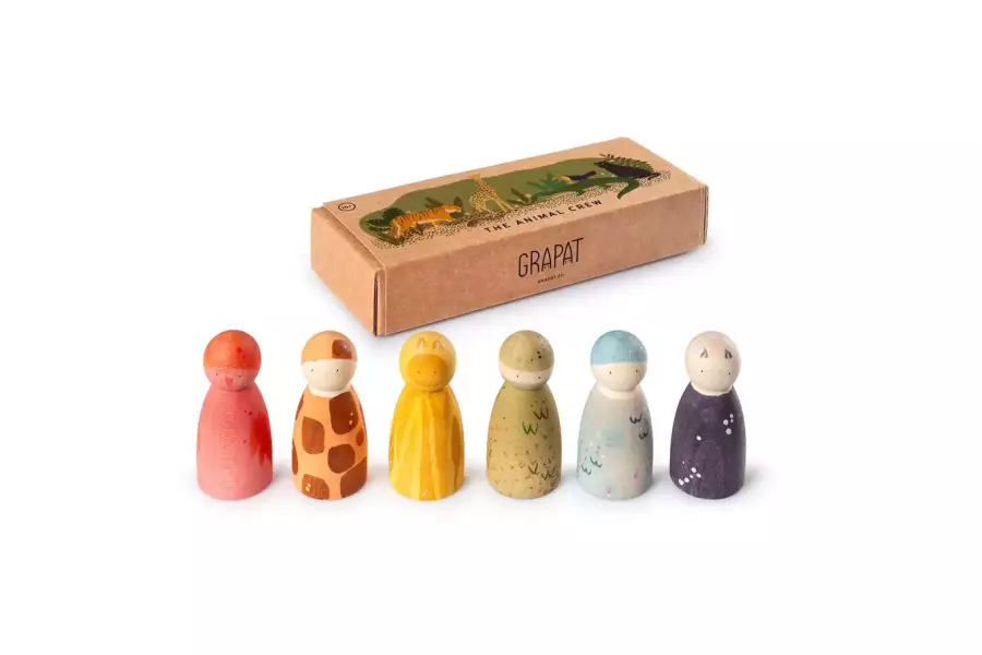 Grapat - The animal crew - 6 stuks