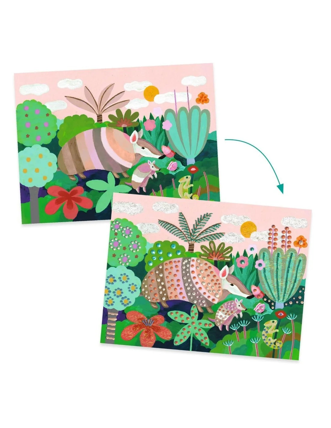 Djeco - 3D verf - Tropische wereld