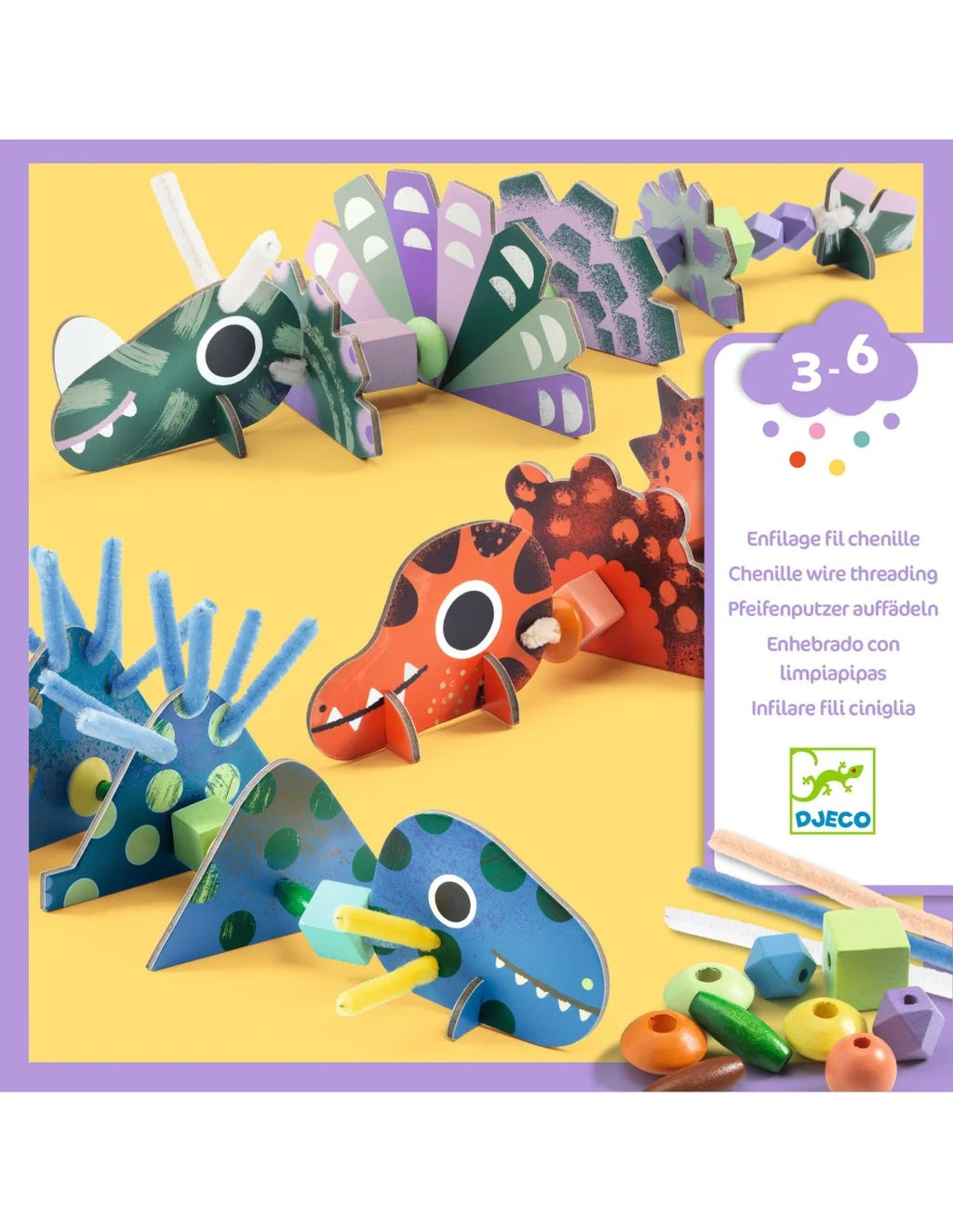 Djeco - Knutselpakket - Dinosaurussen maken