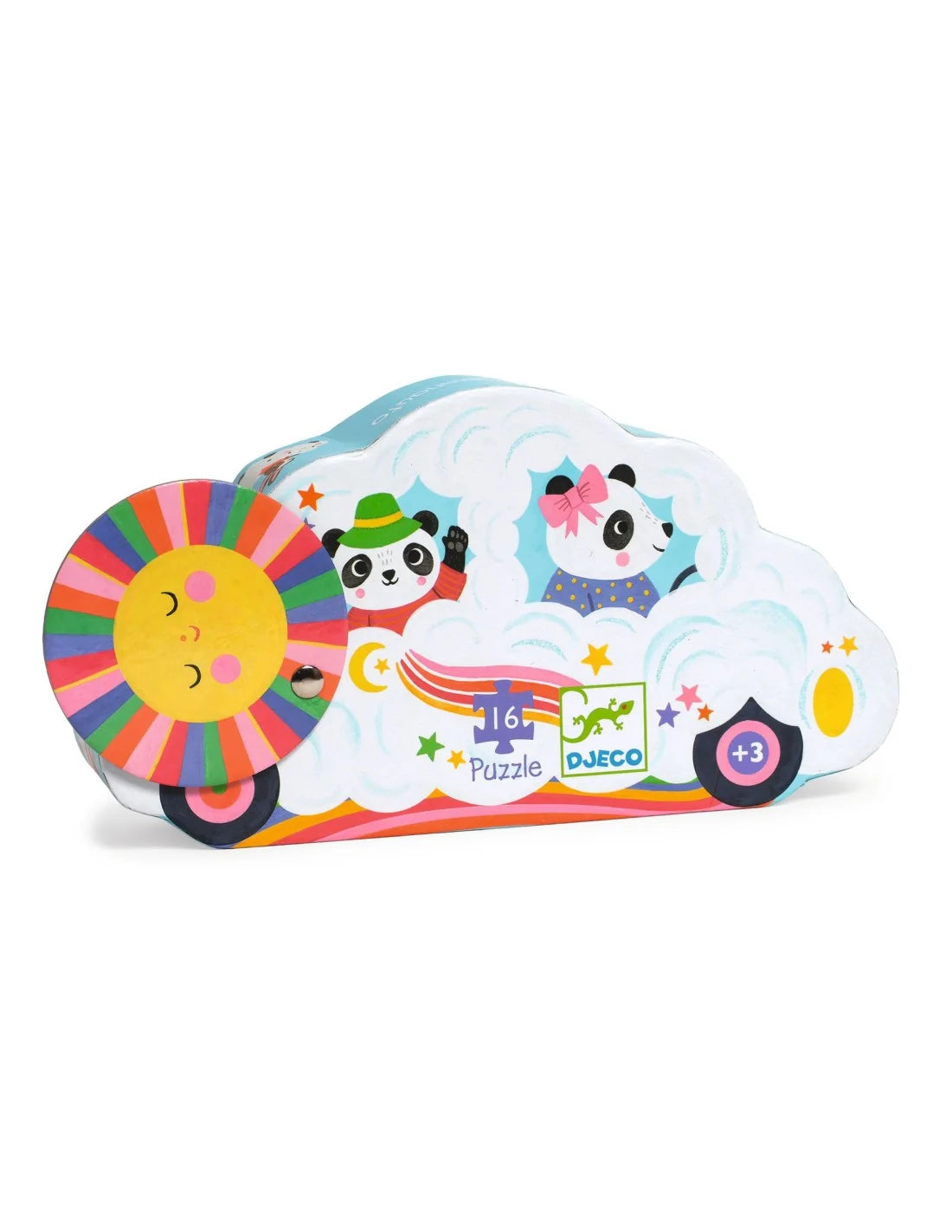 Djeco - Puzzeltje - Wolkenauto - 16 stuks